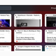 In landscape mode, the search box appears.